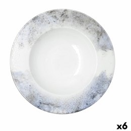 Talerz do makaronu Bidasoa Polaris Hydrozero Beżowy Ceramika Ø 30 cm (6 Sztuk)