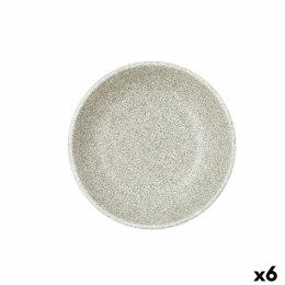 Talerz głęboki Bidasoa Element Hydrozero Beżowy Ceramika Ø 20 cm (6 Sztuk)