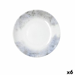 Talerz głęboki Bidasoa Polaris Hydrozero Beżowy Ceramika Ø 23 cm (6 Sztuk)