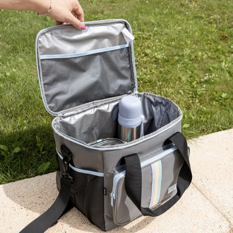 Torba termiczna Quid Sugar Szary 33 x 24 x 28 cm (6 Sztuk)