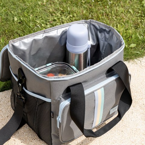 Torba termiczna Quid Sugar Szary 33 x 24 x 28 cm (6 Sztuk)
