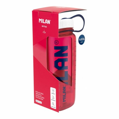 Butelka wody Milan 650 ml Różowy Plastikowy