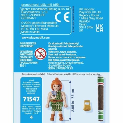 Playset Playmobil Asterix 71547 4 Części 4 Sztuk