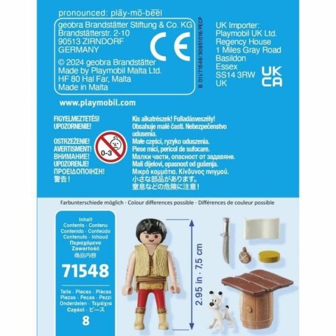 Playset Playmobil Asterix 71548 8 Części
