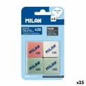 Zestaw gumek do ścierania Milan 4 Części (25 Sztuk)