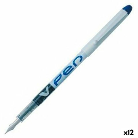 Długopis z płynnym atramentem Pilot V Pen Pióro do kaligrafii Jednorazowe Niebieski 0,4 mm (12 Sztuk)