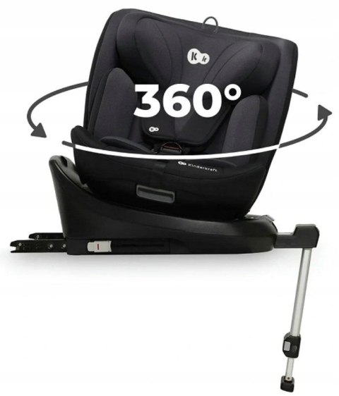 Kinderkraft fotelik I-360 black