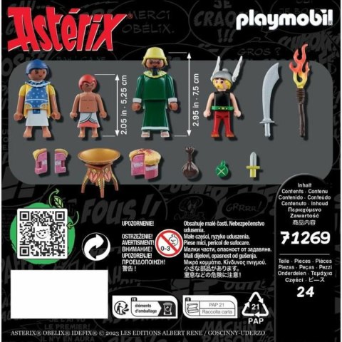 Playset Playmobil Asterix: Amonbofis and the poisoned cake 71268 24 Części