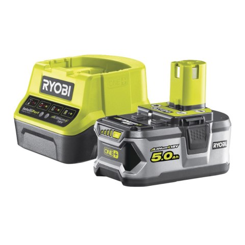Zestaw ładowarka i baterie wielokrotnego ładowania Ryobi 5133003366 5 Ah 18 V