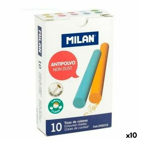 Kredy Milan Wielokolorowy (10 Sztuk)