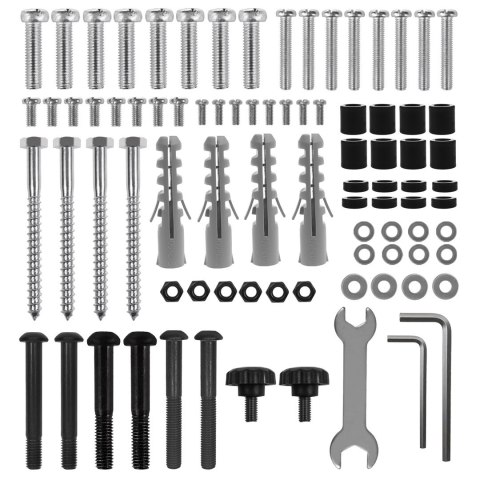 MACLEAN UCHWYT SUFITOWY DLA DWÓCH TV, MAX. OBCIĄŻENIE 2X40KG, 34-60", MAX VESA 600X400 MC-111 B