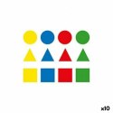 Naklejki Apli Gomets Wielokolorowy Geometryczny 12 Kartki (10 Sztuk)