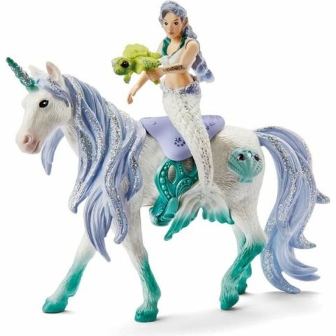 Figurka Schleich 42509 Mermaid on sea unicorn Jednorożec 4 Części