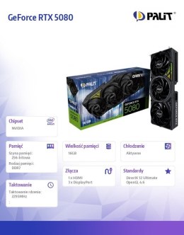 Karta graficzna GeForce RTX 5080 GAMING PRO V1 16GB GDDR7 256bit 3DP/HDMI