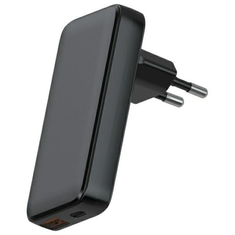 Beline Ład. siec. 1x USB-C + 1x USB 65W czarna /black (only head) PD 3.0 + QC 3.0 BLN2CW65