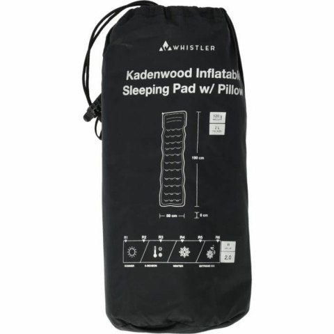 Materac Dmuchany Whistler 190 x 59 x 6 cm Czarny