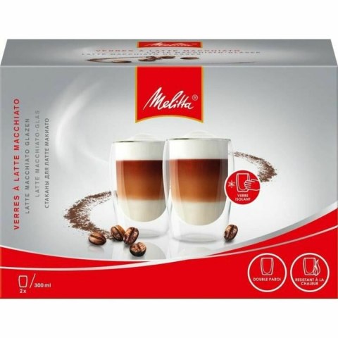Szklanka/kieliszek Melitta Machiatto Przezroczysty 300 ml Kawa (2 Sztuk)