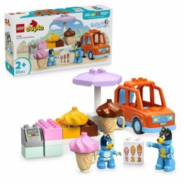 Zestaw do budowania Lego Duplo 10458 Ice Cream Trip with Bluey 22 Części