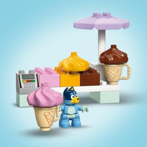 Zestaw do budowania Lego Duplo 10458 Ice Cream Trip with Bluey 22 Części