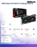 Karta graficzna RX 9060 XT CHALLENGER 8GB GDDR6 128bit 2DP/HDMI