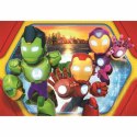 Układanka puzzle Clementoni Maxi - Iron Man and his awesome friends 62 x 42 cm 24 Części