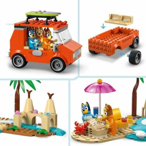 Zestaw do budowania Lego 11202 Bluey's Beach & Family Car Trip 133 Części