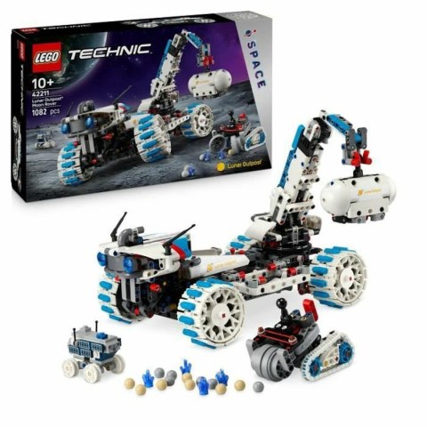 Zestaw do budowania Lego 42211 Lunar Outpost Moon Rover Space Vehicle 1082 Części