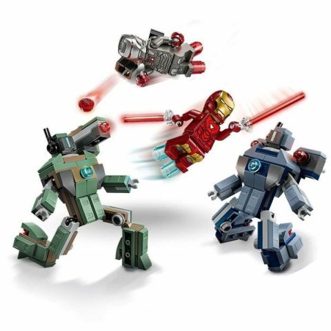 Zestaw do budowania Lego 76320 Iron Man & War Machine VS Hammer Drones 204 Części