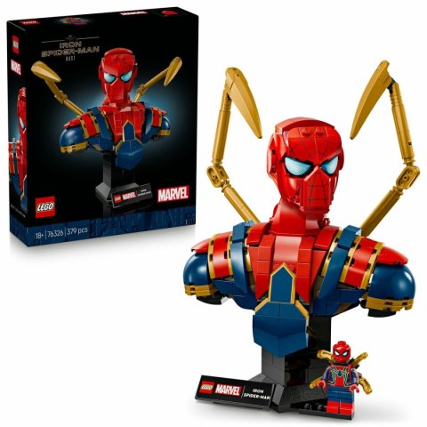 Zestaw do budowania Lego 76326 Iron Spider-Man Bust 379 Części