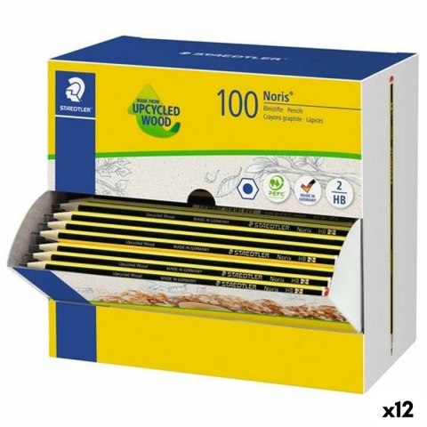 Zestaw ołówków Staedtler NORIS 120-2 HB Sześciokątny HB 100 Części (12 Sztuk)