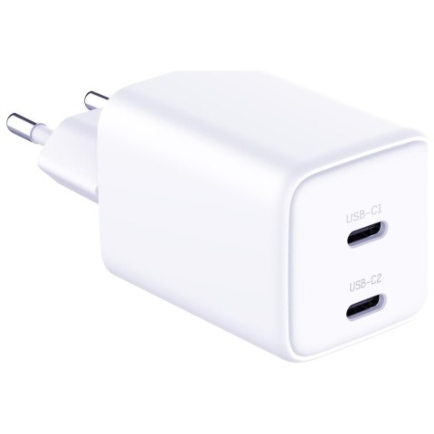 Ładowarka sieciowa 3MK Hyper Charger PD 45W GaN QC4+ PPS 2C Super-Fast Charge 2.0 biały