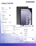 Tablet Galaxy Tab A9+ 11 cali Wifi 4/64GB szary