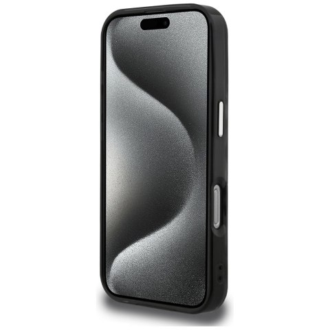 Etui Karl Lagerfeld IML Leopard Pattern MagSafe do iPhone 16 Pro brązowy