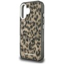 Etui Karl Lagerfeld IML Leopard Pattern MagSafe do iPhone 16 brązowy