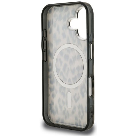 Etui Karl Lagerfeld IML Leopard Pattern MagSafe do iPhone 16 brązowy