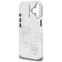 Etui Karl Lagerfeld IML Multi K&C Head Pattern do iPhone 16 przezroczysty