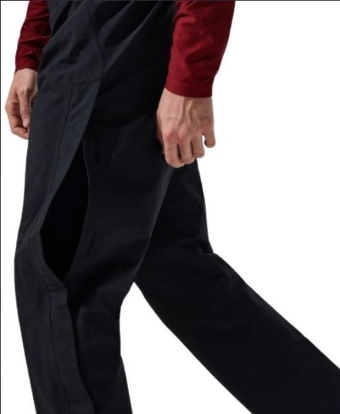 Spodnie przeciwdeszczowe męskie Berghaus Hillwalker rozmiar L, czarny