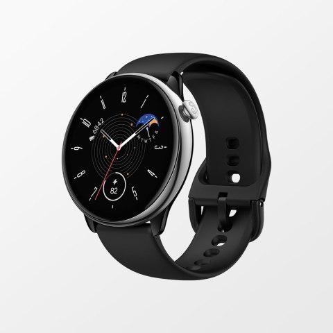 Amazfit GTR Mini 3,25 cm (1.28") AMOLED 42 mm Cyfrowy 416 x 416 px Ekran dotykowy Czarny, Srebrny GPS