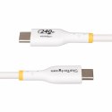 Kabel USB Startech USB2EPR2MW Biały 2 m