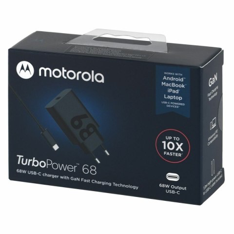 Ładowarka Ścienna Motorola Czarny Wielokolorowy 68 W