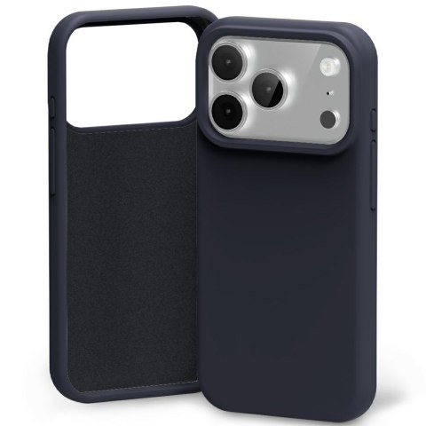 Etui Mercury Silicone do iPhone 17 Pro granatowy