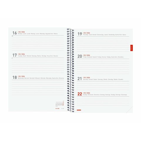 Kalendarz książkowy Finocam