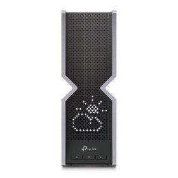 TP-Link Archer BE800 router bezprzewodowy Multi-Gigabit Ethernet Trójpasmowy (2,4 GHz / 5 GHz / 6 GHz) Czarny, Stal nierdzewna