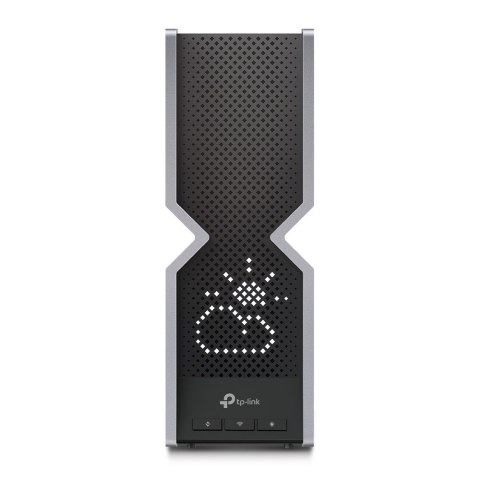 TP-Link Archer BE800 router bezprzewodowy Multi-Gigabit Ethernet Trójpasmowy (2,4 GHz / 5 GHz / 6 GHz) Czarny, Stal nierdzewna