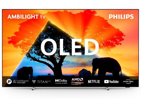 Philips 48OLED769/12 Telewizor 121,9 cm (48") 4K Ultra HD Smart TV Wi-Fi Metaliczny