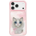 Etui Nimmy Big Eyed Pet 2.0 Cat do iPhone 17 różowy