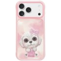 Etui Nimmy Big Eyed Pet 2.0 Dog do iPhone 17 Pro różowy