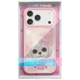 Etui Nimmy Big Eyed Pet 2.0 Dog do iPhone 17 Pro różowy