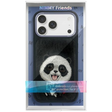 Etui Nimmy Big Eyed Pet 2.0 Panda do iPhone 17 czarny