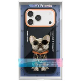 Etui Nimmy Glasses Cool Dog do iPhone 17 czarny